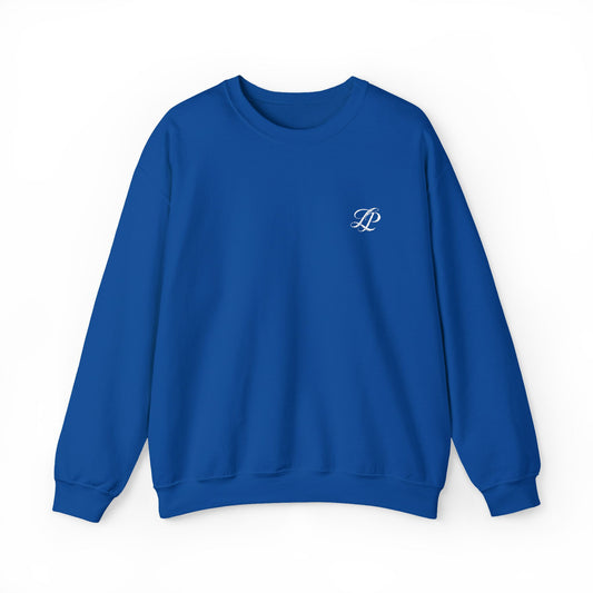 Embroidered Monogram Crewneck Sweatshirt - Classic Minimalist Cozy Pullover