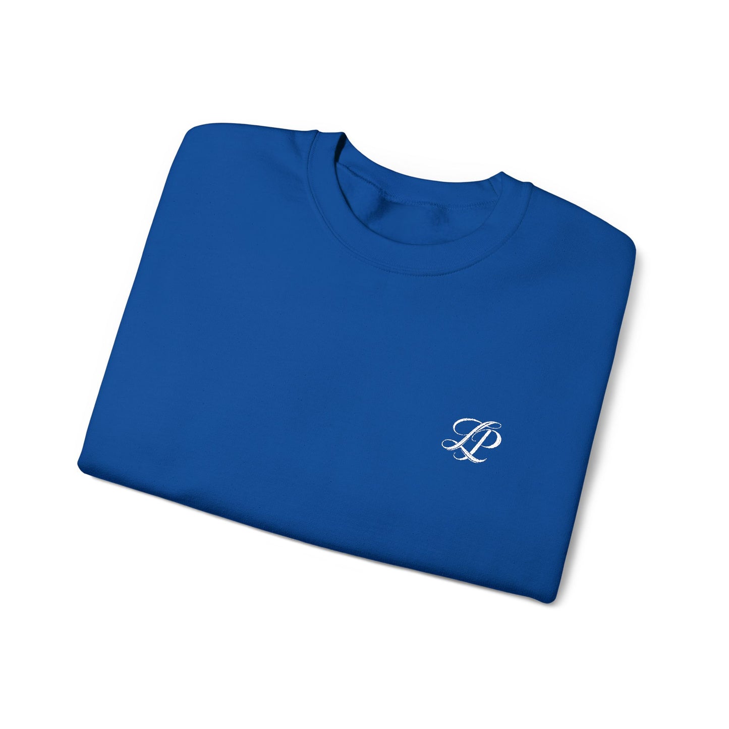 Embroidered Monogram Crewneck Sweatshirt - Classic Minimalist Cozy Pullover